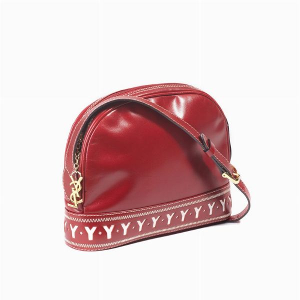 YVES SAINT LAURENT TRACOLLA  - Asta Vintage: borse e accessori di Hermes, Louis Vuitton e altre grandi maison - Associazione Nazionale - Case d'Asta italiane