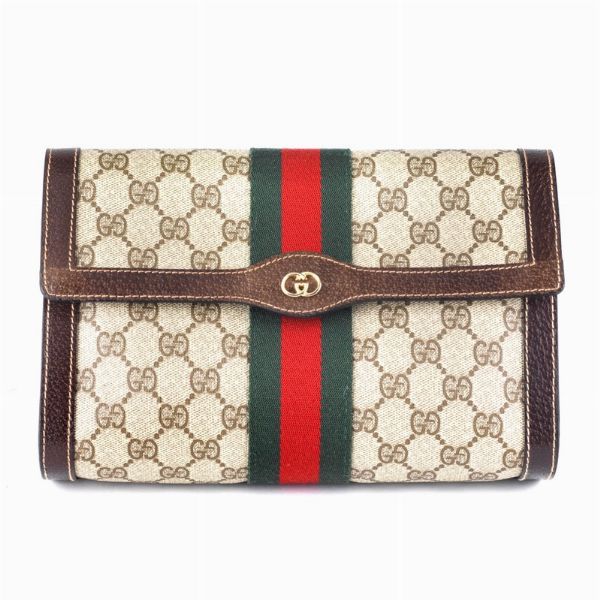 GUCCI PORTA COSMETICI  - Asta Vintage: borse e accessori di Hermes, Louis Vuitton e altre grandi maison - Associazione Nazionale - Case d'Asta italiane