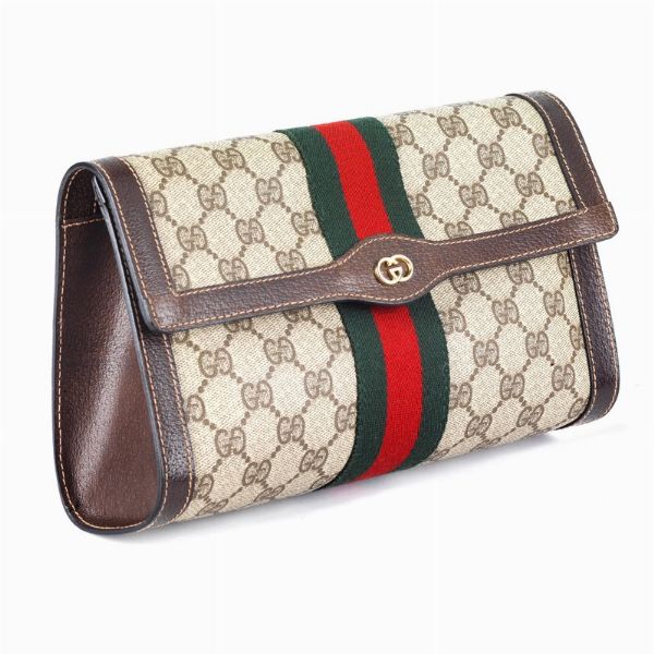 GUCCI PORTA COSMETICI  - Asta Vintage: borse e accessori di Hermes, Louis Vuitton e altre grandi maison - Associazione Nazionale - Case d'Asta italiane