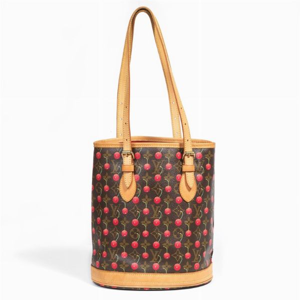 LOUIS VUITTON SHOPPING CHERRY  - Asta Vintage: borse e accessori di Hermes, Louis Vuitton e altre grandi maison - Associazione Nazionale - Case d'Asta italiane