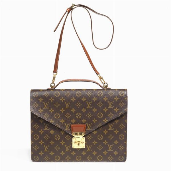 LOUIS VUITTON BORSA DA LAVORO  - Asta Vintage: borse e accessori di Hermes, Louis Vuitton e altre grandi maison - Associazione Nazionale - Case d'Asta italiane