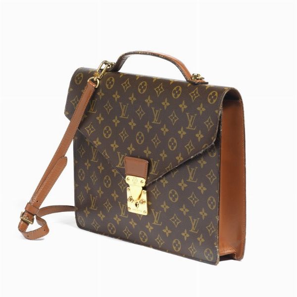 LOUIS VUITTON BORSA DA LAVORO  - Asta Vintage: borse e accessori di Hermes, Louis Vuitton e altre grandi maison - Associazione Nazionale - Case d'Asta italiane