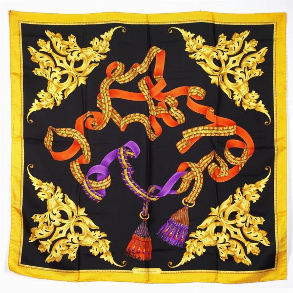 FERRAGAMO FOULARD  - Asta Vintage: borse e accessori di Hermes, Louis Vuitton e altre grandi maison - Associazione Nazionale - Case d'Asta italiane