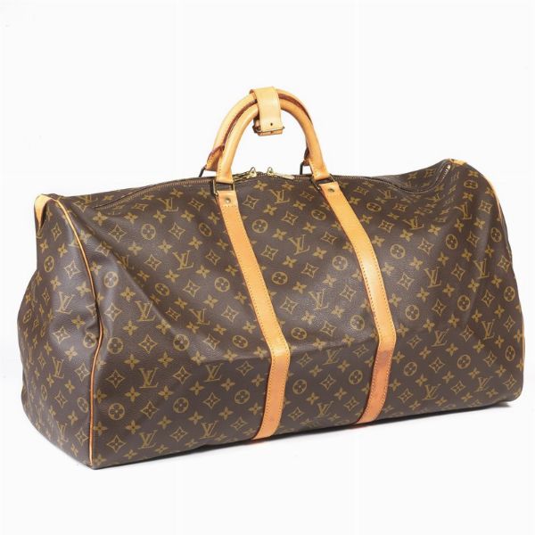 LOUIS VUITTON BORSONE KEEPALL 60  - Asta Vintage: borse e accessori di Hermes, Louis Vuitton e altre grandi maison - Associazione Nazionale - Case d'Asta italiane