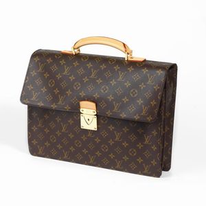 LOUIS VUITTON BORSA DA LAVORO  - Asta Vintage: borse e accessori di Hermes, Louis Vuitton e altre grandi maison - Associazione Nazionale - Case d'Asta italiane