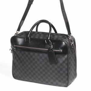 LOUIS VUITTON BORSA DA VIAGGIO DAMIER  - Asta Vintage: borse e accessori di Hermes, Louis Vuitton e altre grandi maison - Associazione Nazionale - Case d'Asta italiane