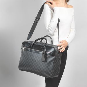 LOUIS VUITTON BORSA DA VIAGGIO DAMIER  - Asta Vintage: borse e accessori di Hermes, Louis Vuitton e altre grandi maison - Associazione Nazionale - Case d'Asta italiane