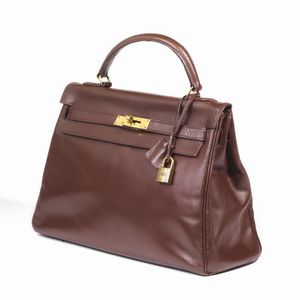 HERMES BORSA A MANO KELLY RETOURNE 32  - Asta Vintage: borse e accessori di Hermes, Louis Vuitton e altre grandi maison - Associazione Nazionale - Case d'Asta italiane