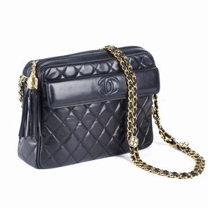 CHANEL TRACOLLA  - Asta Vintage: borse e accessori di Hermes, Louis Vuitton e altre grandi maison - Associazione Nazionale - Case d'Asta italiane