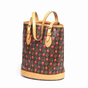 LOUIS VUITTON SHOPPING CHERRY  - Asta Vintage: borse e accessori di Hermes, Louis Vuitton e altre grandi maison - Associazione Nazionale - Case d'Asta italiane