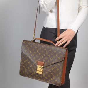LOUIS VUITTON BORSA DA LAVORO  - Asta Vintage: borse e accessori di Hermes, Louis Vuitton e altre grandi maison - Associazione Nazionale - Case d'Asta italiane