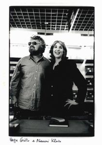 Andrea Pagliarulo - Senza titolo (Beppe Grillo e Naomi Klein)