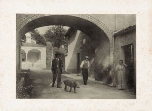 Domenico Riccardo Peretti Griva, Attribuito a - Senza titolo (Passeggiata diurna)