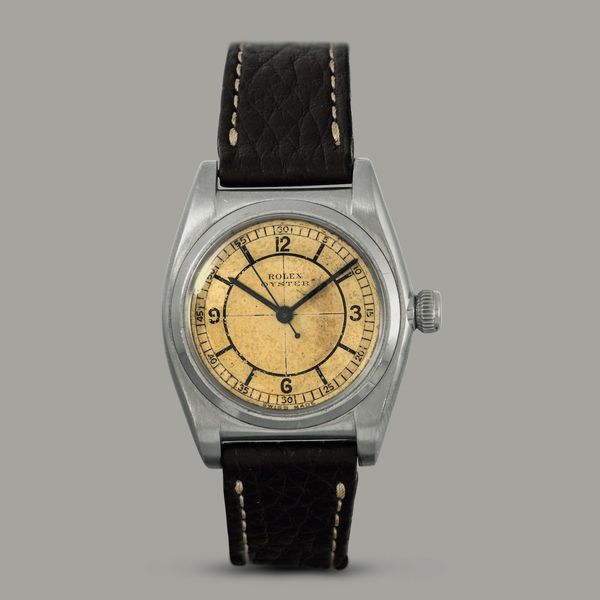 ROLEX - Oyster Precision Royal in acciaio, quadrante argent� a settori con numeri Arabi, secondi centrali, carica manuale  - Asta Orologi da Polso e da Tasca - Associazione Nazionale - Case d'Asta italiane