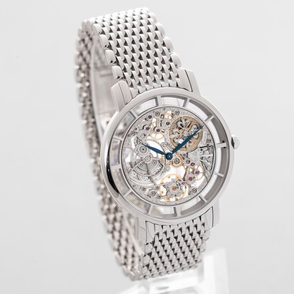 PATEK PHILIPPE - Squelette ref. 5180G, in oro bianco 18k, movimento automatico scheletrato extra piatto con scatola e garanzia  - Asta Orologi da Polso e da Tasca - Associazione Nazionale - Case d'Asta italiane