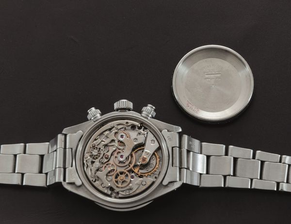 ROLEX - Cosmograph Daytona ref 6265 in acciaio cronografo tre contatori con lunetta tachimetrica, tasti a vite e quadrante Argent�  - Asta Orologi da Polso e da Tasca - Associazione Nazionale - Case d'Asta italiane