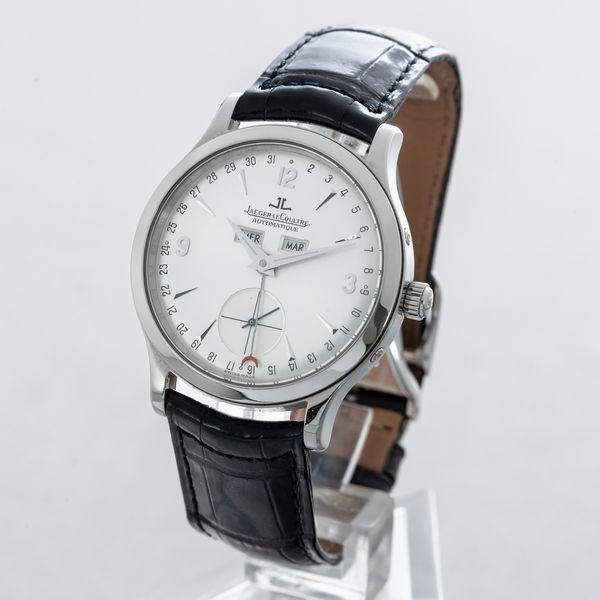 JAEGER-LECOULTRE - Master Control ref 140.8.87 in acciaio, quadrante Argent�, calendario completo con movimento automatico  - Asta Orologi da Polso e da Tasca - Associazione Nazionale - Case d'Asta italiane