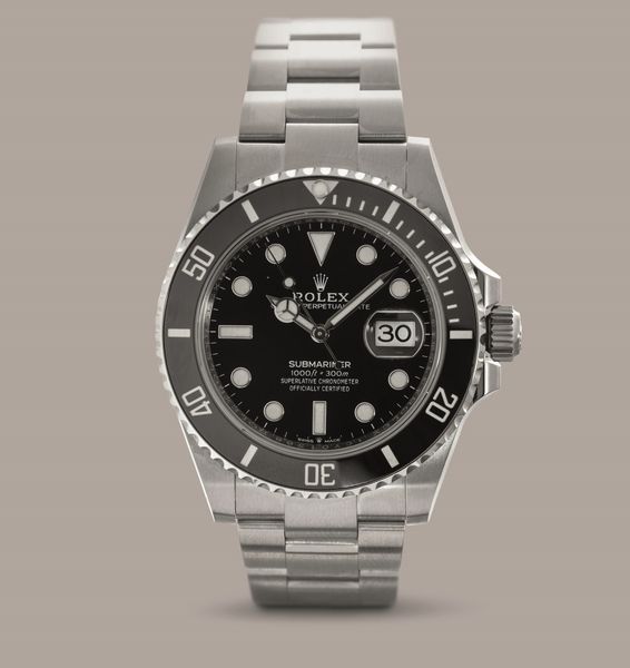 ROLEX - Submariner ref 126610LN automatico con datario cassa in acciaio e bracciale Oyster, accompagnato da astuccio originale e garanzia  - Asta Orologi da Polso e da Tasca - Associazione Nazionale - Case d'Asta italiane