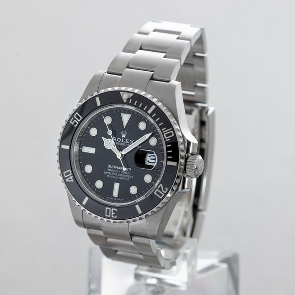 ROLEX - Submariner ref 126610LN automatico con datario cassa in acciaio e bracciale Oyster, accompagnato da astuccio originale e garanzia  - Asta Orologi da Polso e da Tasca - Associazione Nazionale - Case d'Asta italiane