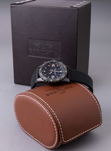 BREITLING - Chronospace Military in acciaio con trattamento PVD semi digitale con quadrante nero e a led, nuovo mai indossato  - Asta Orologi da Polso e da Tasca - Associazione Nazionale - Case d'Asta italiane