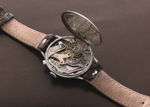 ROLEX - Rarissimo cronografo due contatori da polso monopulsante in acciaio referenza 2021 con fondello a cerniera, anse solidali, quadrante Argent� con scala tachimetrica e telemetrica  - Asta Orologi da Polso e da Tasca - Associazione Nazionale - Case d'Asta italiane