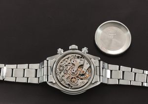 ROLEX - Cosmograph Daytona ref 6265 in acciaio cronografo tre contatori con lunetta tachimetrica, tasti a vite e quadrante Argent�  - Asta Orologi da Polso e da Tasca - Associazione Nazionale - Case d'Asta italiane