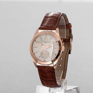 VACHERON & CONSTANTIN - ref 4600 in oro rosa 18k con quadrante Guilloch�, numeri applicati con luminescenza al fosforo, carica manuale con piccoli secondi  - Asta Orologi da Polso e da Tasca - Associazione Nazionale - Case d'Asta italiane