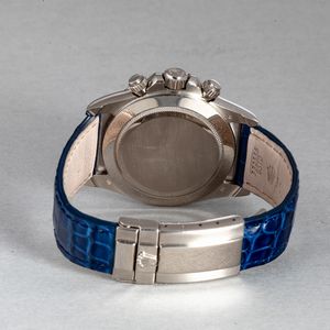 ROLEX - Daytona ref 16519 in oro bianco 18k con quadrante in Sodalite e indici in brillanti, ghiera Tachimetrica, movimento automatico con scatola garanzia e service Rolex  - Asta Orologi da Polso e da Tasca - Associazione Nazionale - Case d'Asta italiane