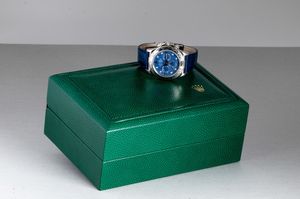 ROLEX - Daytona ref 16519 in oro bianco 18k con quadrante in Sodalite e indici in brillanti, ghiera Tachimetrica, movimento automatico con scatola garanzia e service Rolex  - Asta Orologi da Polso e da Tasca - Associazione Nazionale - Case d'Asta italiane