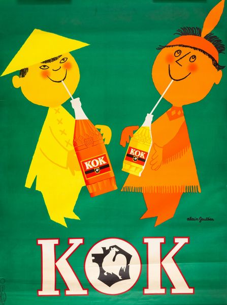 Alain Gauthier : Bevanda Kok  - Asta POP Culture e Manifesti d'Epoca - Associazione Nazionale - Case d'Asta italiane