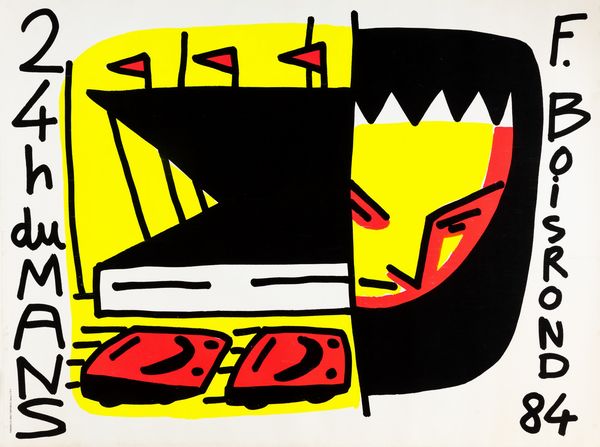Keith Haring & Boisrond François : 24 H du MANS 1984  - Asta POP Culture e Manifesti d'Epoca - Associazione Nazionale - Case d'Asta italiane