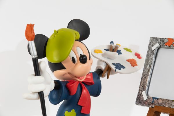 Disney: Statua Topolino pittore  - Asta POP Culture e Manifesti d'Epoca - Associazione Nazionale - Case d'Asta italiane