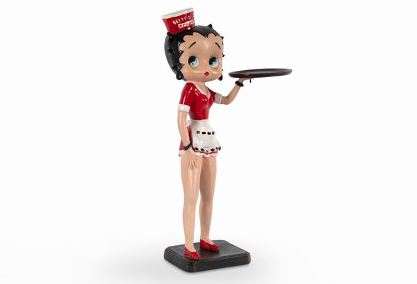 Statua Betty Boop cameriera  - Asta POP Culture e Manifesti d'Epoca - Associazione Nazionale - Case d'Asta italiane