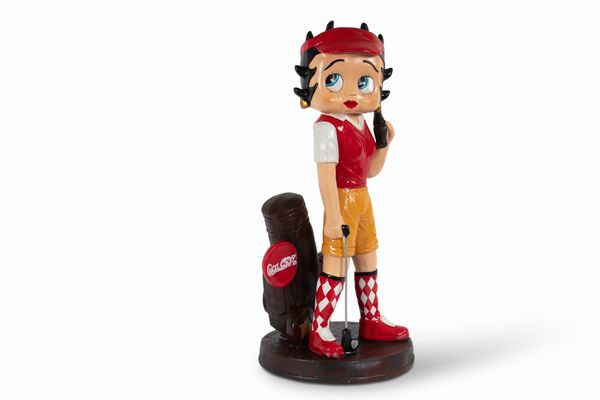 Statua Betty Boop golfista  - Asta POP Culture e Manifesti d'Epoca - Associazione Nazionale - Case d'Asta italiane