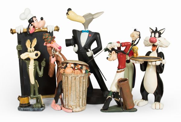 Statua Howling Wolf  - Asta POP Culture e Manifesti d'Epoca - Associazione Nazionale - Case d'Asta italiane