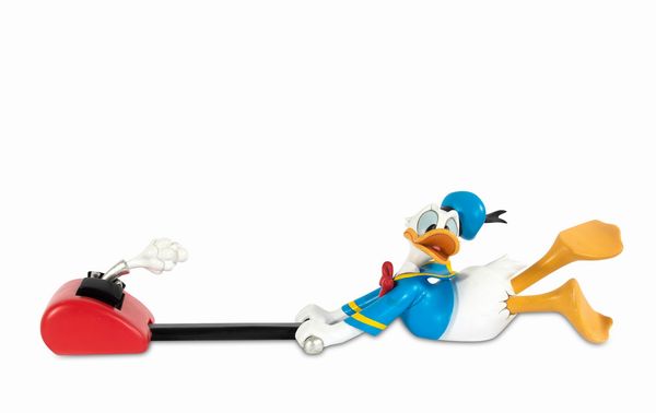 Disney: Statua Paperino con tagliaerba  - Asta POP Culture e Manifesti d'Epoca - Associazione Nazionale - Case d'Asta italiane