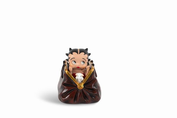 Statuetta Betty Boop nella borsa  - Asta POP Culture e Manifesti d'Epoca - Associazione Nazionale - Case d'Asta italiane