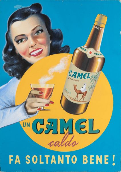 Essi : Liquore Camel Trieste  - Asta POP Culture e Manifesti d'Epoca - Associazione Nazionale - Case d'Asta italiane