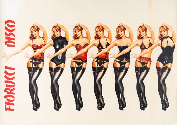 Anonimo : Fiorucci Disco  - Asta POP Culture e Manifesti d'Epoca - Associazione Nazionale - Case d'Asta italiane