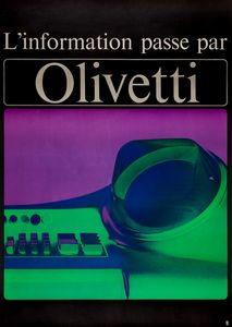 Anonimo - Linformation passe par Olivetti: macchina da scrivere