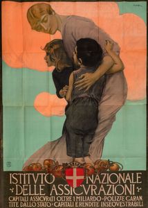 Leopoldo Metlicovitz - Istituto Nazionale delle Assicurazioni