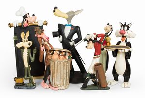 Statua Howling Wolf  - Asta POP Culture e Manifesti d'Epoca - Associazione Nazionale - Case d'Asta italiane