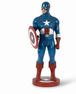 Statua Capitan America  - Asta POP Culture e Manifesti d'Epoca - Associazione Nazionale - Case d'Asta italiane