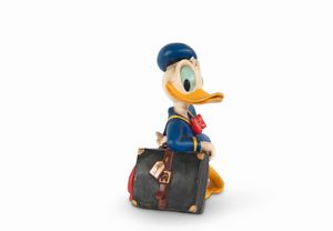 Disney: Statua Paperino viaggiatore  - Asta POP Culture e Manifesti d'Epoca - Associazione Nazionale - Case d'Asta italiane