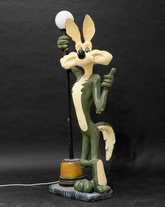 Warner Bros : Lampada Willy il Coyote  - Asta POP Culture e Manifesti d'Epoca - Associazione Nazionale - Case d'Asta italiane