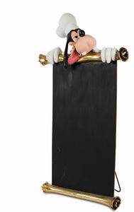 Disney: Statua Pippo con Lavagna per Men  - Asta POP Culture e Manifesti d'Epoca - Associazione Nazionale - Case d'Asta italiane