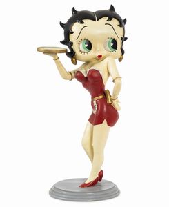 Statua Betty Boop cameriera con vassoio  - Asta POP Culture e Manifesti d'Epoca - Associazione Nazionale - Case d'Asta italiane