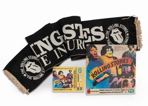 Anonimo - Brochure Rolling Stones tour con biglietto e sciarpa