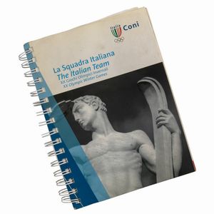 Anonimo - Libro autografato CONI Torino 2006