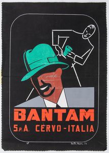 Anonimo - Cappelli Bantam Cervo Italia